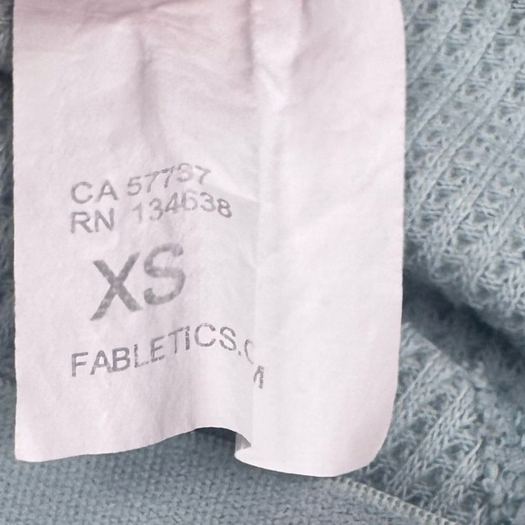 Fabletics Women's Light Green / blue Sports Bra Set - Picture 9 of 9